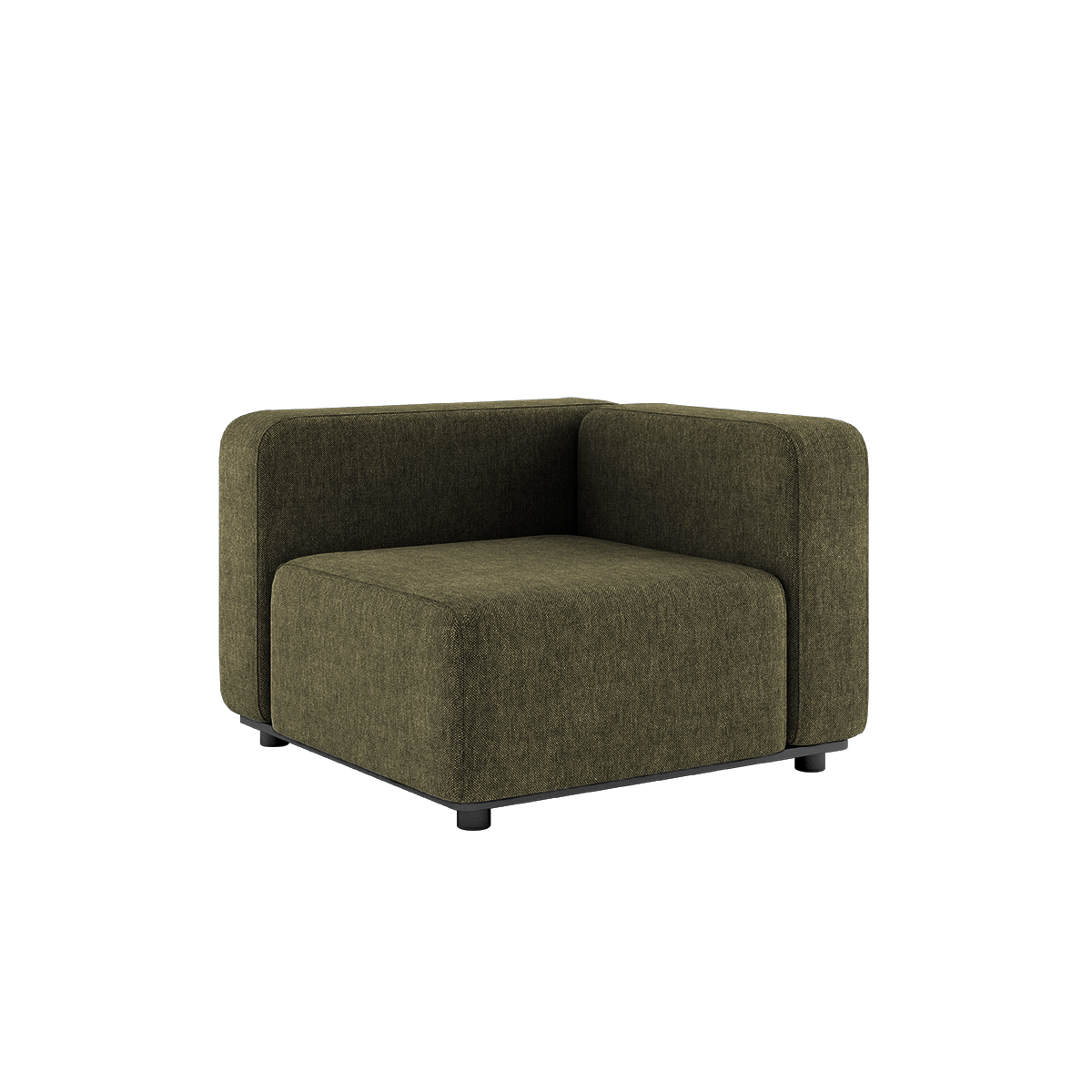 Cobana Lounge Sofa - Corner Section Olive.