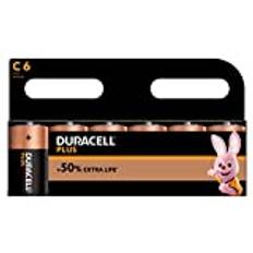 Duracell MN1400B6 Plus batteri C storlek 6-pack