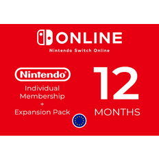 Nintendo Switch Online Individual Membership 12 Months + Expansion Pack Key - EU