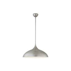 Agnes Large Pendant Burnished Silver Leaf