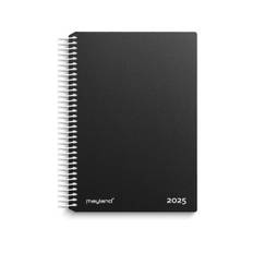Dagkalender m/spiral sort PP-plast 2025*TAGES IKKE RETUR*6 STK