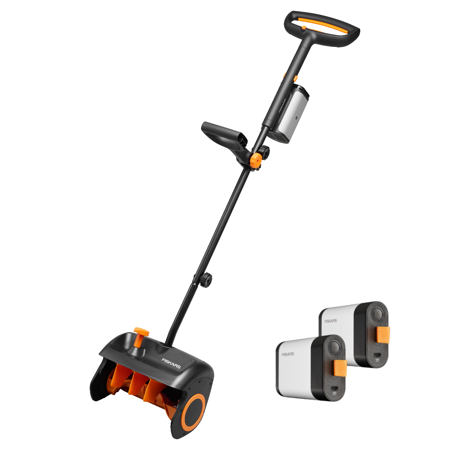 Fiskars Power Tools eSnow Sneslynge med 2 stk. 12V-4Ah batteri