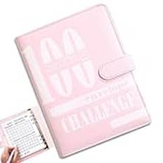 Spara utmaningsbok, pengar spara binder, spara utmaningsspårare, Budget Binder, Flexible Savings Challenge Goals, Savings Challenge Book, Rolig Budget Binder med spårare för vuxna barn