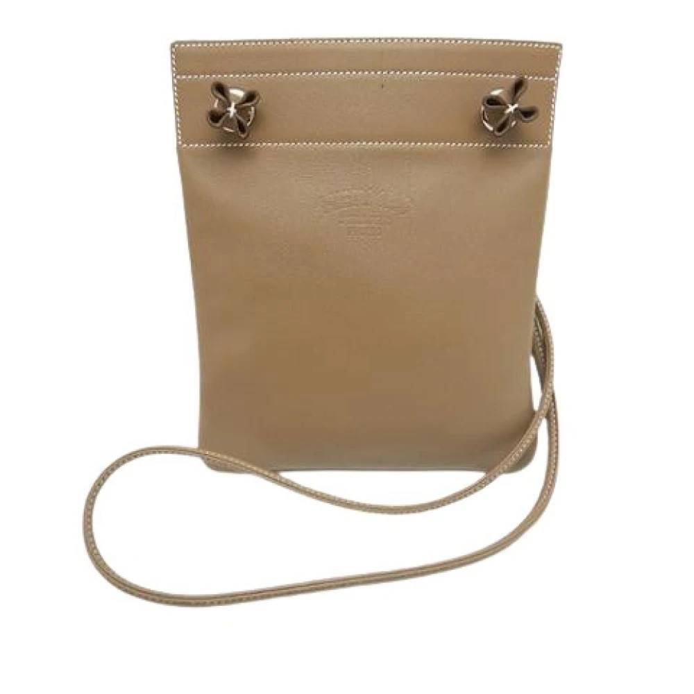 Hermès Vintage Pre-owned Aline Skuldertaske - Vintage - Dame - Brun - ONE SIZE - Uld