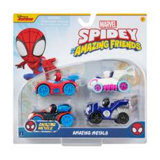 Spidey Amazing Metals Car 4-pak -