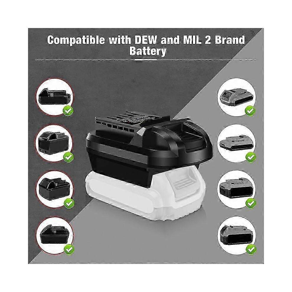 18V 20V Li-ion Battery Adapter for Cordless Drill Power Tool Compatibility with Multiple Brands