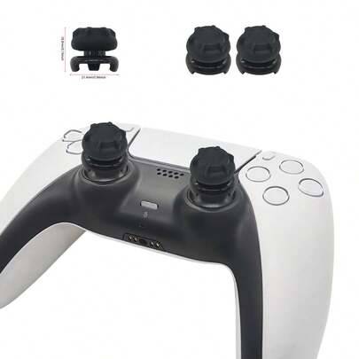 Kompatibel med PlayStation 5, 2 st silikon joystick-kåpor + 2 st tumgreppsförlängare set, förbättrad spelkontrollkänsla, halkskydd, svettresistent - Multi-color (En-Storlek)