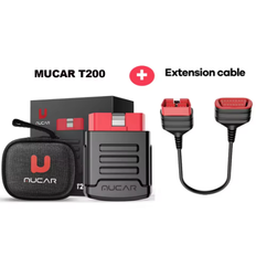 MUCAR BT200 OBD2 Scanner Diagnostisk Værktøj Bluetooth, Fuldt System Automotive Scan Tool Gratis Olie / SAS 15 Nulstil Kode Læser