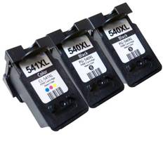 Canon PG 540 XL /Canon CL 541 XL combo pack 3 stk - BK/C 48 ml - kompatibel blækpatron