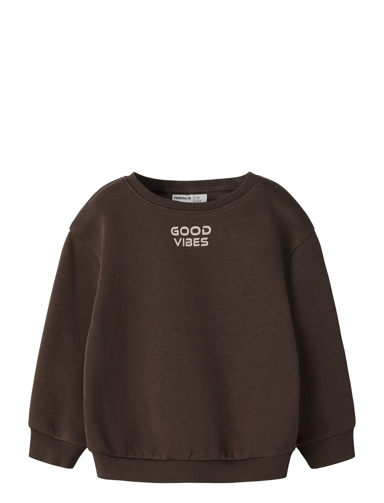 name it Nmmnilas Ls Rlx Swe Bru - Brown - 104