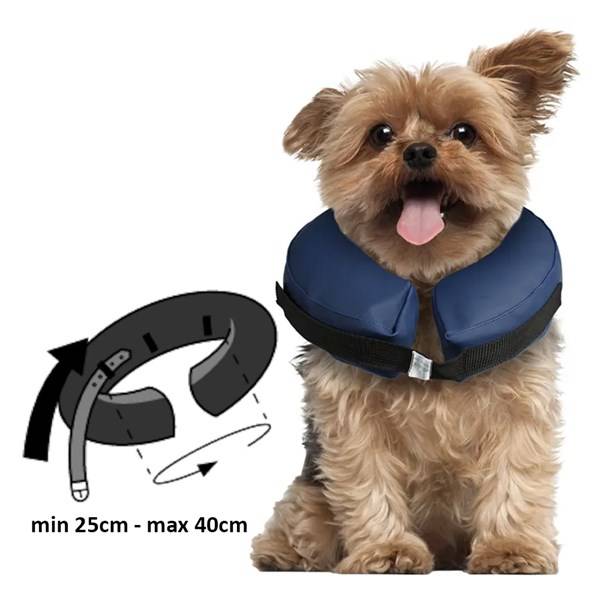 Halskrage uppblåsbar M 25-40cm