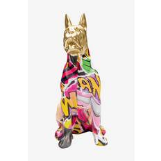 KARE Design - Deco Figurin Graffiti Dog 31cm - Flerfärgad