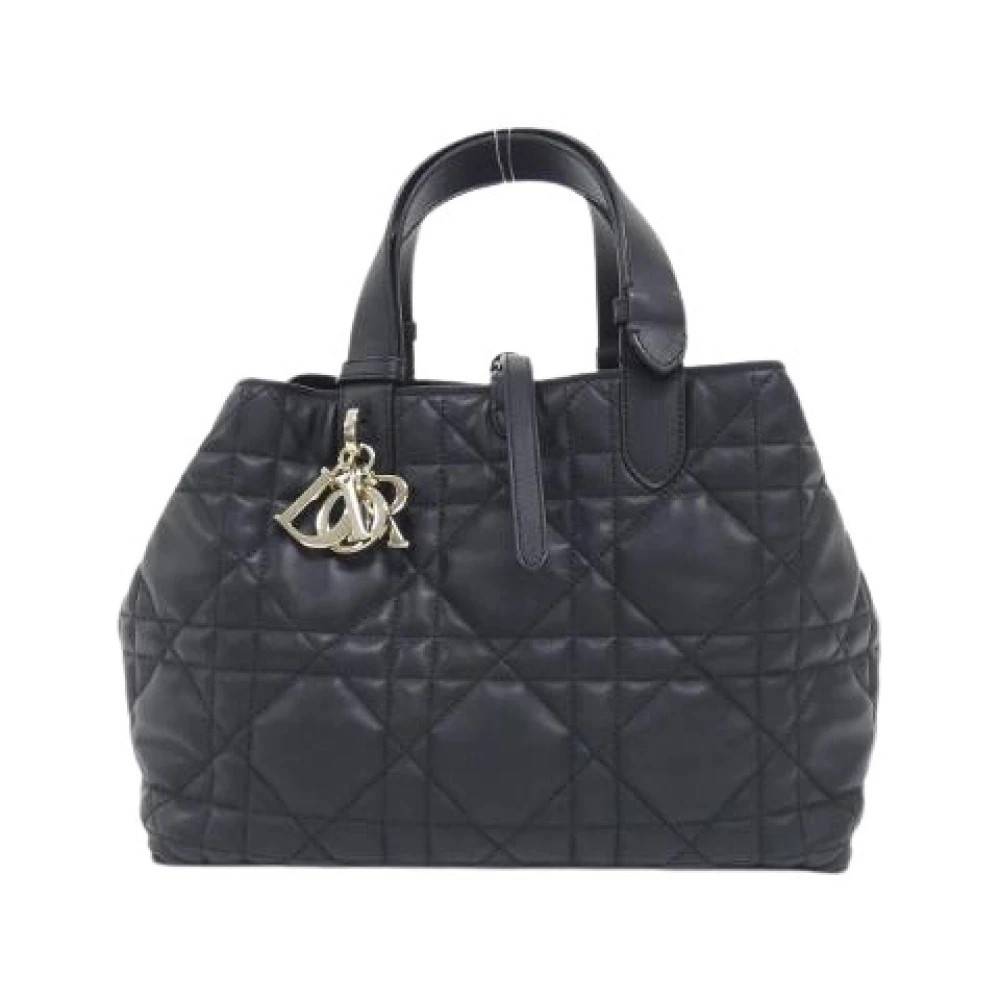 Dior Vintage Pre-owned Toujours Kalveskindstaske - Vintage - Dame - Sort - ONE SIZE - Læder