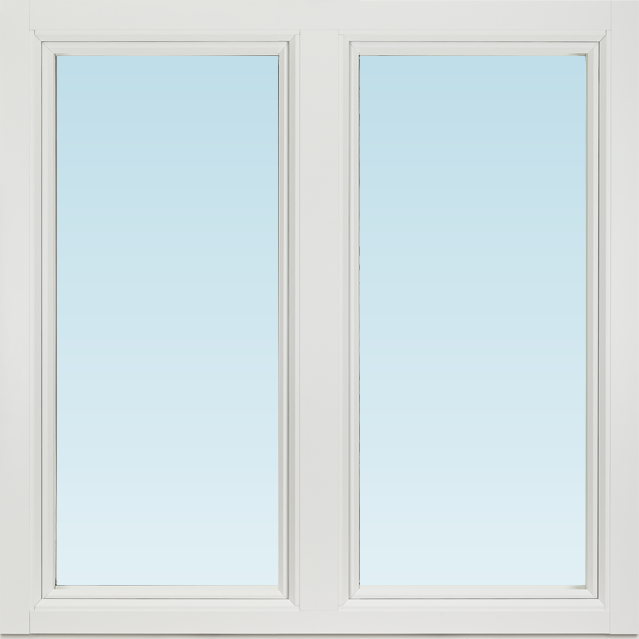 Svenska Fönster SF sidohängt fönster inåtgående 1080x1080mm 2-luft, insida trä utsida aluminium, 3-glas  (11x11)