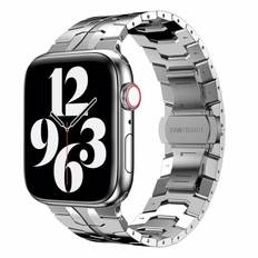 Race Stainless Steel Bracelet Apple Watch 45mm Series 9 Silver