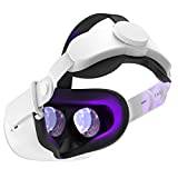 SUPERUS Head Strap för Oculus Quest 2 - Elite Strap Ersättning för Meta/Oculus Quest 2, VR-tillbehör Kompatibel med Quest 2 - Förbättrad komfort, Minska huvudtrycket - med justerbart gångjärn