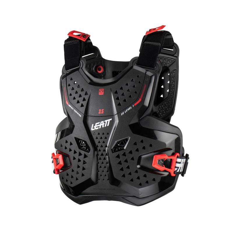 Leatt Bröstskydd 3.5 Junior Svart/Röd L/XL 147-159cm