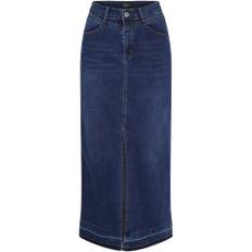 Marta Du Chateau dame MDCMia Skirt MDC109 - Denim - XS