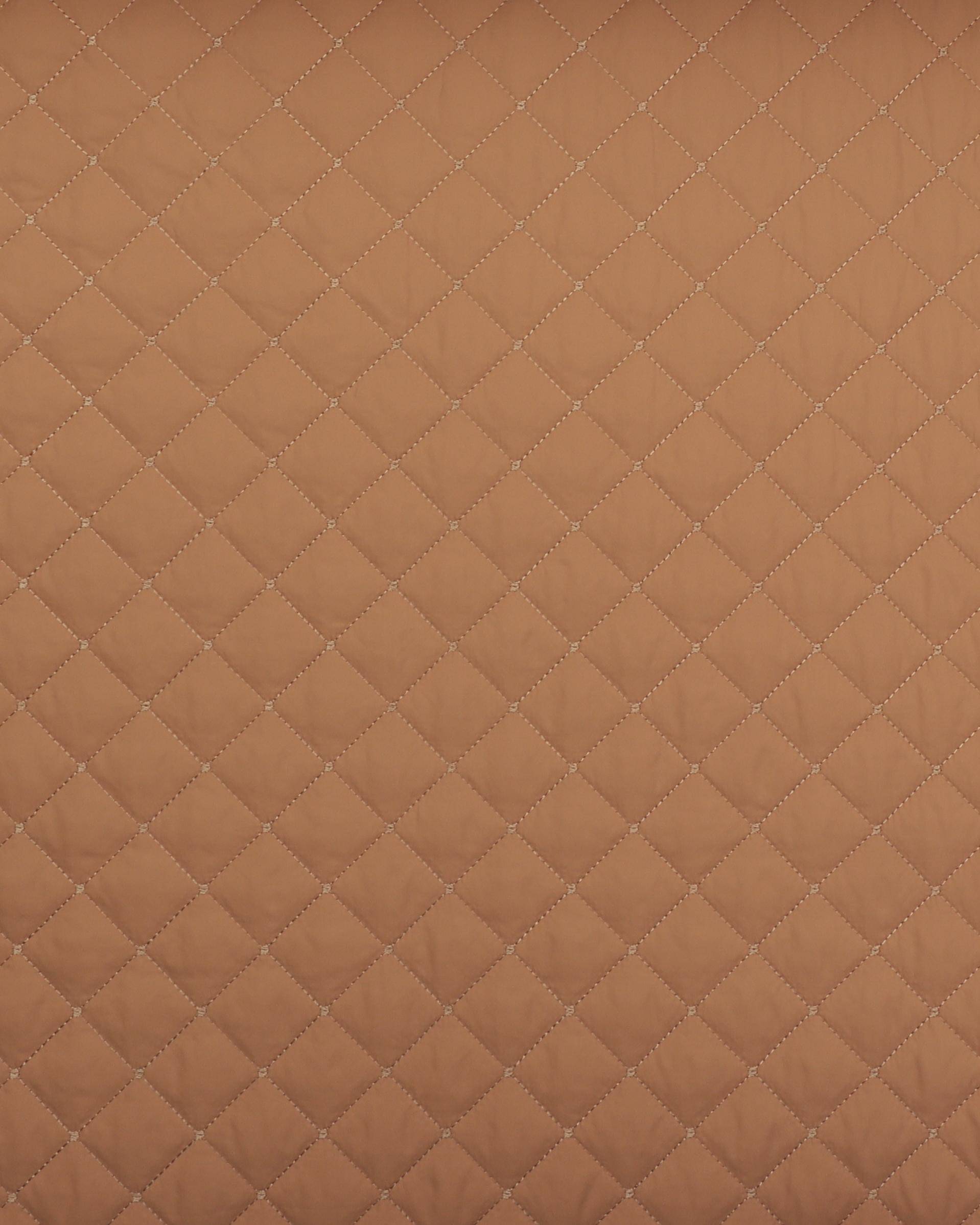Lys karamel - tosidet, vatteret og quiltet - 100% Polyester