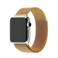 SKALO Milanese Loop Apple Watch 42/44/45/49mm - Guld