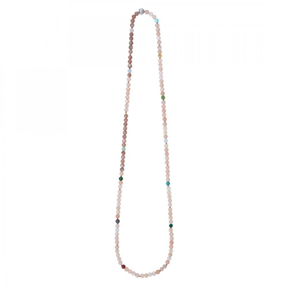 Bead Collier Mix Blush 80 cm