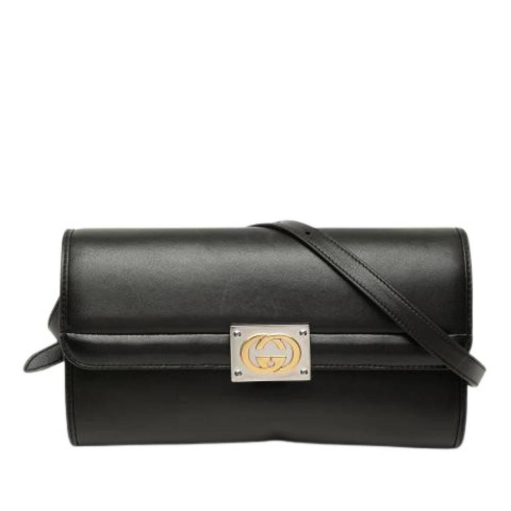 Gucci Vintage Pre-owned Laeder gucci-tasker - Vintage - Dame - Sort - ONE SIZE -