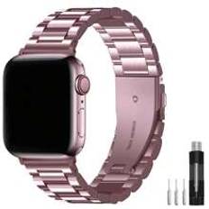 1pc Compatible With Apple Watch Band 49mm 45mm 44mm 42mm 41mm 40mm 38mm, Business Stainless Steel Metal Watchband Compatible With Apple Watch Band Series 9, Ultra 2, SE, Ultra Series 8 7 6 5 4 3 2 1 Men & Women As A Gift For Students Returning To School