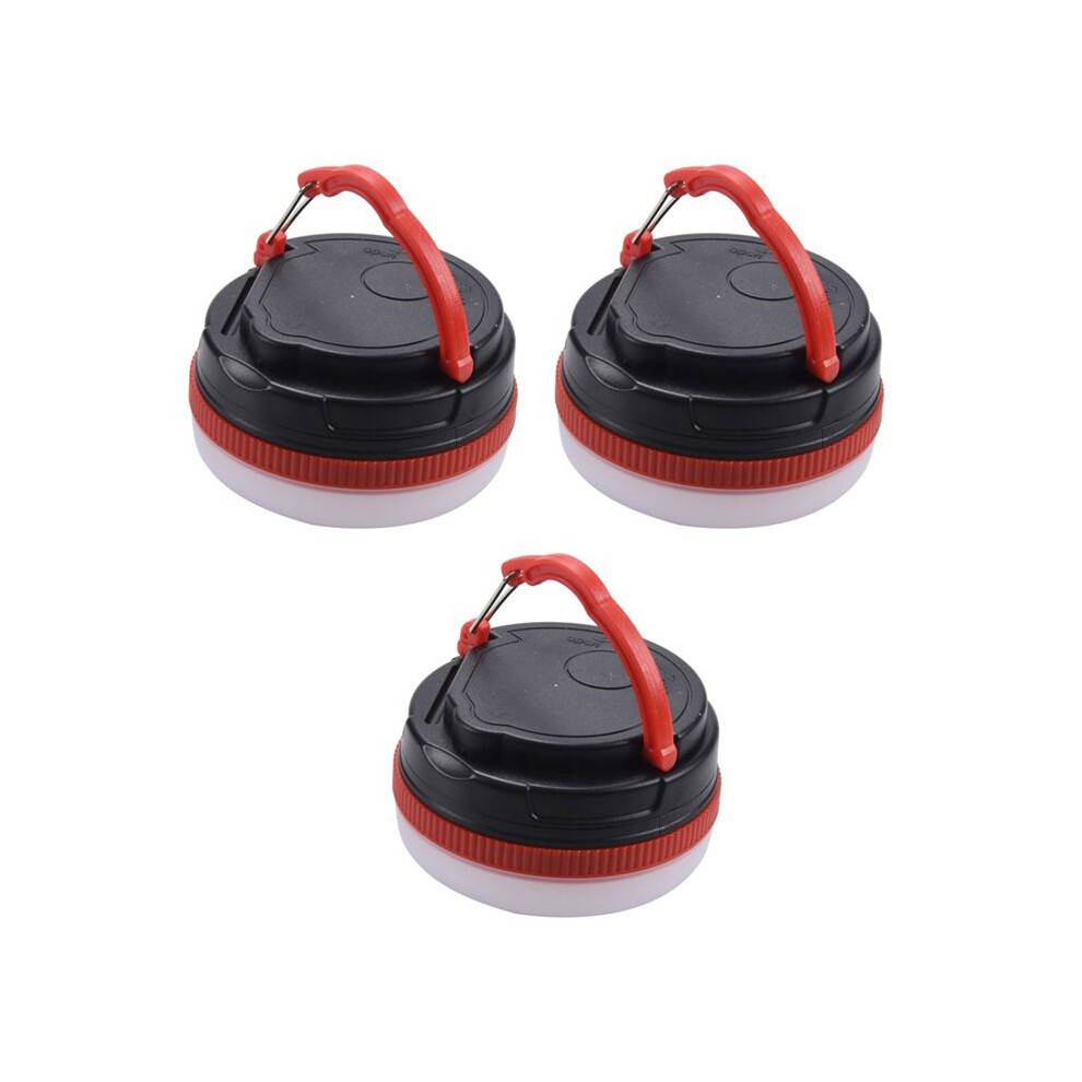 3X Portable Camping Lights LEDWaterproof Camping Lantern Waterproof Tents Lamp Outdoor Hiking Fishing Night Light