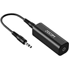 ZIOCOM Ground Loop Noise Isolator för bilstereo och stereoanläggning med 3,5 mm Aux-ljudkabel, svart