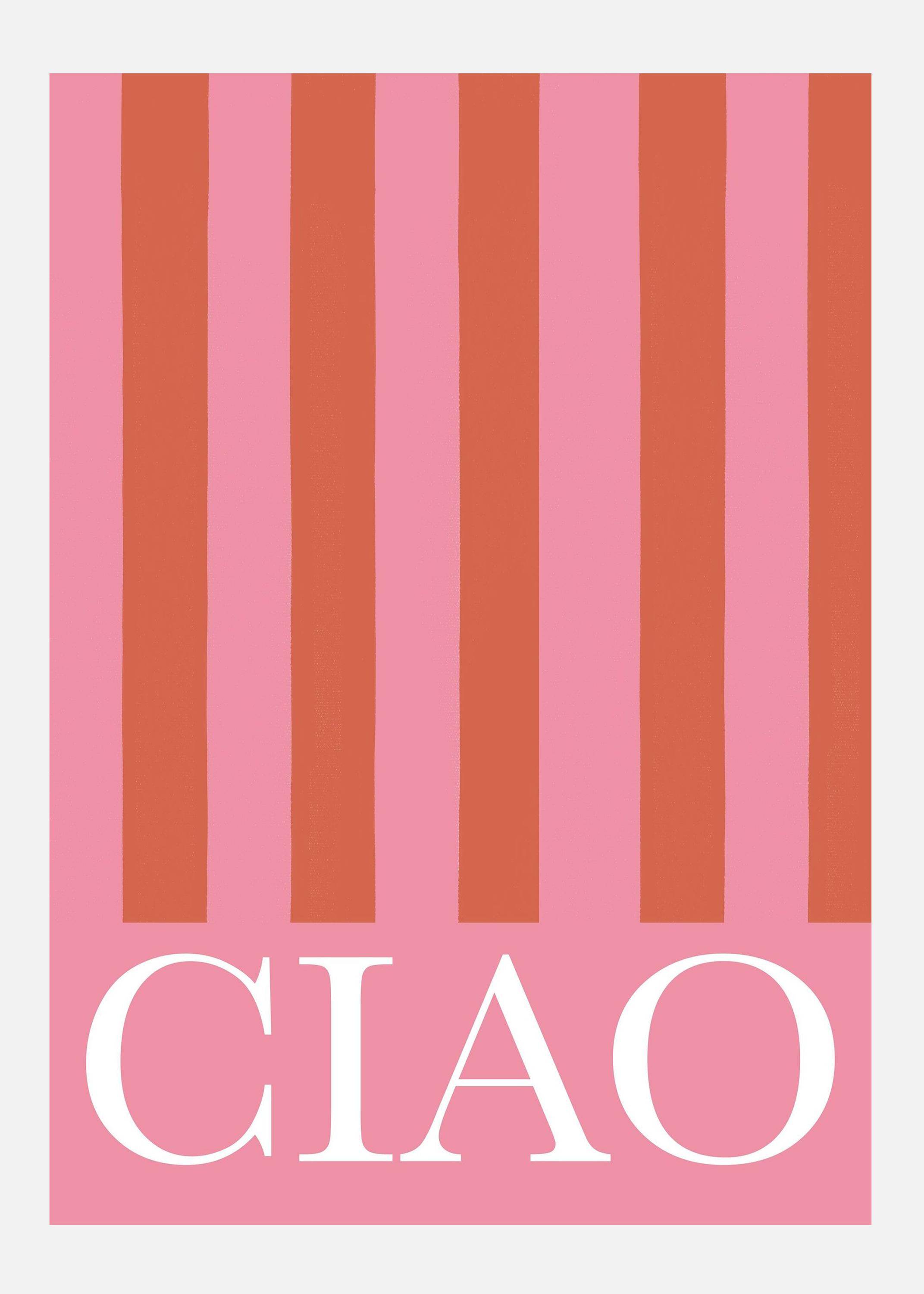 Ciao Stripes Canvastavla (100x140 cm)