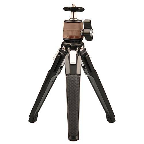 Fällbart stativ med avtagbart kulhuvud, aluminiumlegering, lastkapacitet 3 kg, kompatibelt med Canon/Nikon/Sony-kameror och kardanringar