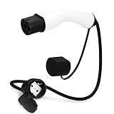 VOBOR Elbilladdare adapter, typ 2 laddningskabel Schuko 3,5 kW 16A, adapter för EV laddningskabel typ 2 till Schuko, 0,5 m 250 V typ 2 laddningskabel för EV, e Scooter, e scooter (inte för V2L) vatten