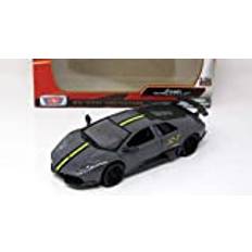 Lamborghini Murcielago LP670-4 SV, met.-grå/matt-svart, modellbil, färdig modell, motormax 1:24