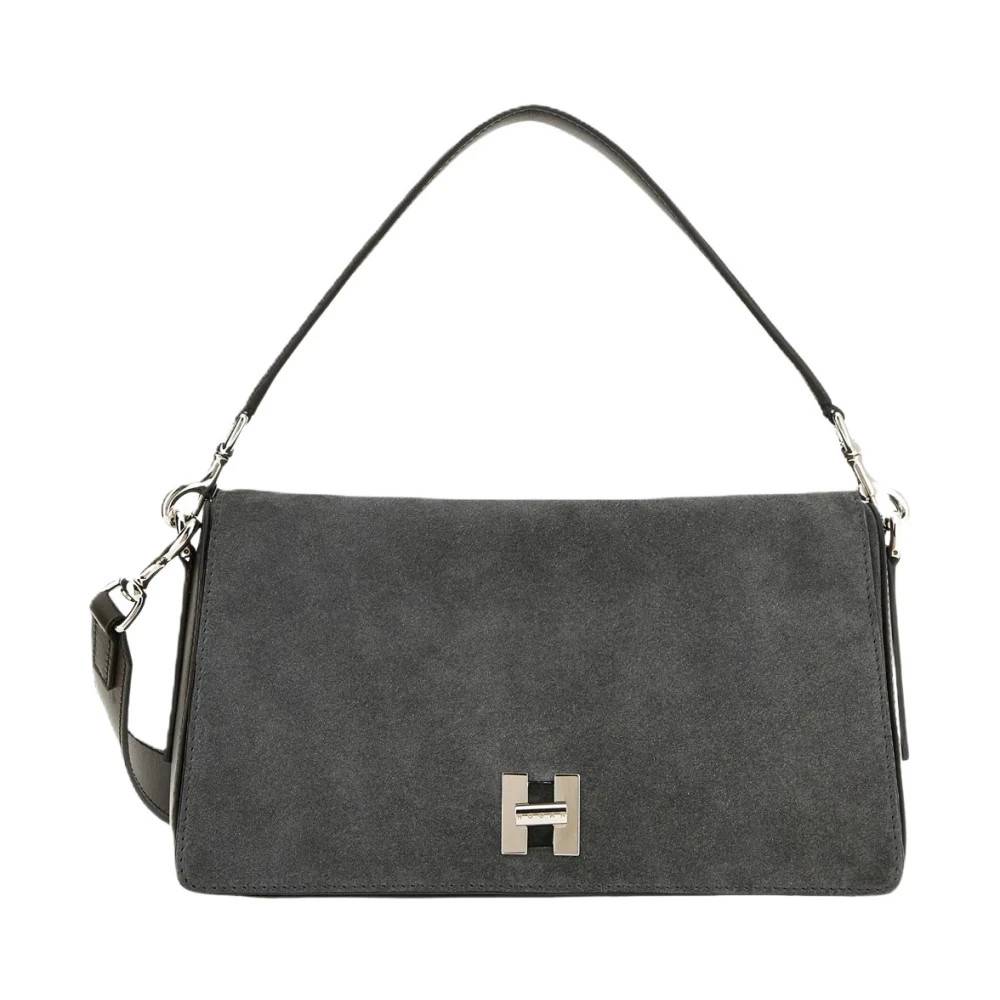 Hogan H01Y Skuldertaske - Tasker - Dame - Grå - ONE SIZE - Uld