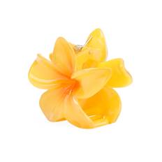 Plumeria Bella Mini Hair Clip - Orange