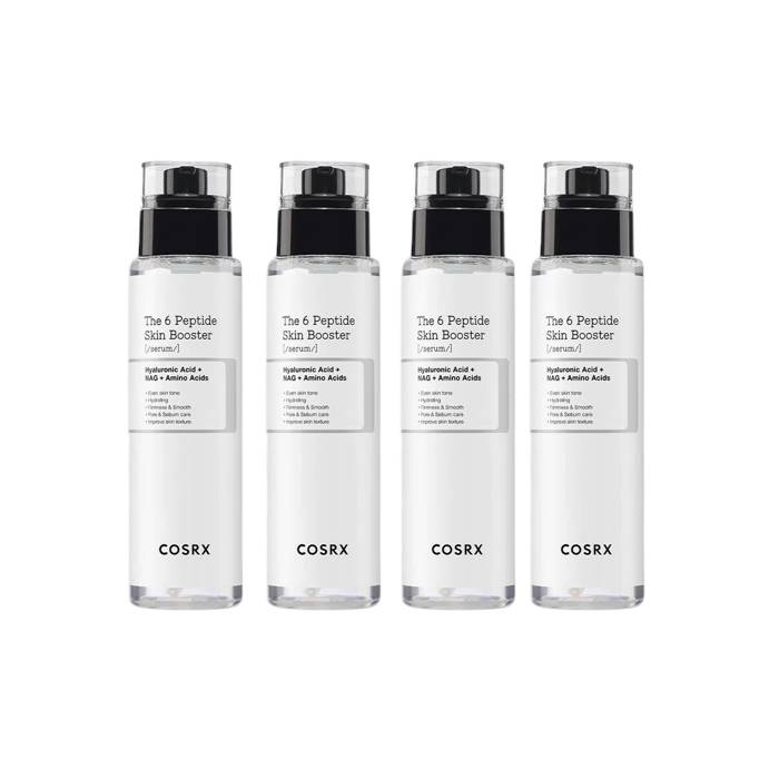COSRX - The 6 Peptide Skin Booster Serum - 150ml (4ea) Set - black