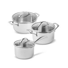 Scanpan - STS Grydesæt 6 Dele -Rustfri Stål