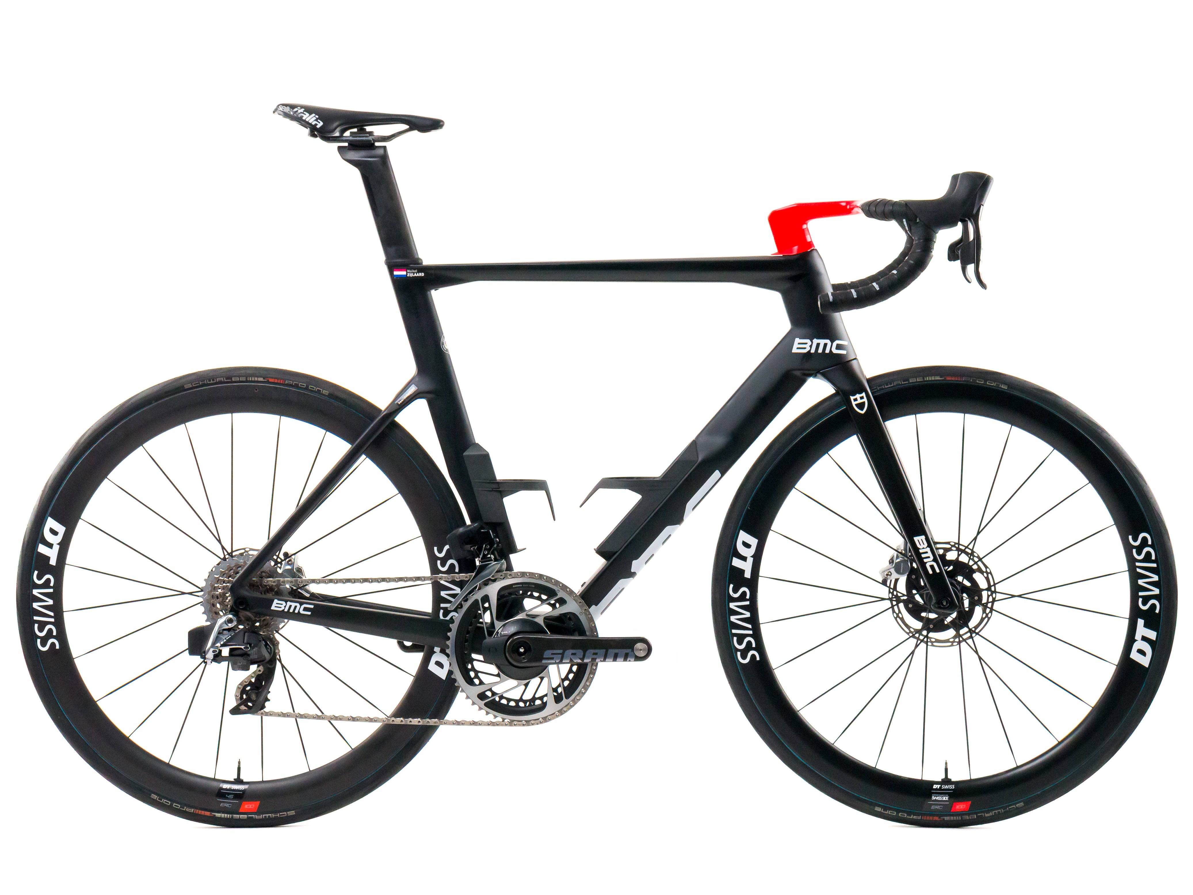 BMC Timemachine R01 2024 - SRAM RED AXS 2x12sp Power Meter - DT Swiss ERC 1100 - Bikeroom / 58 / black-red