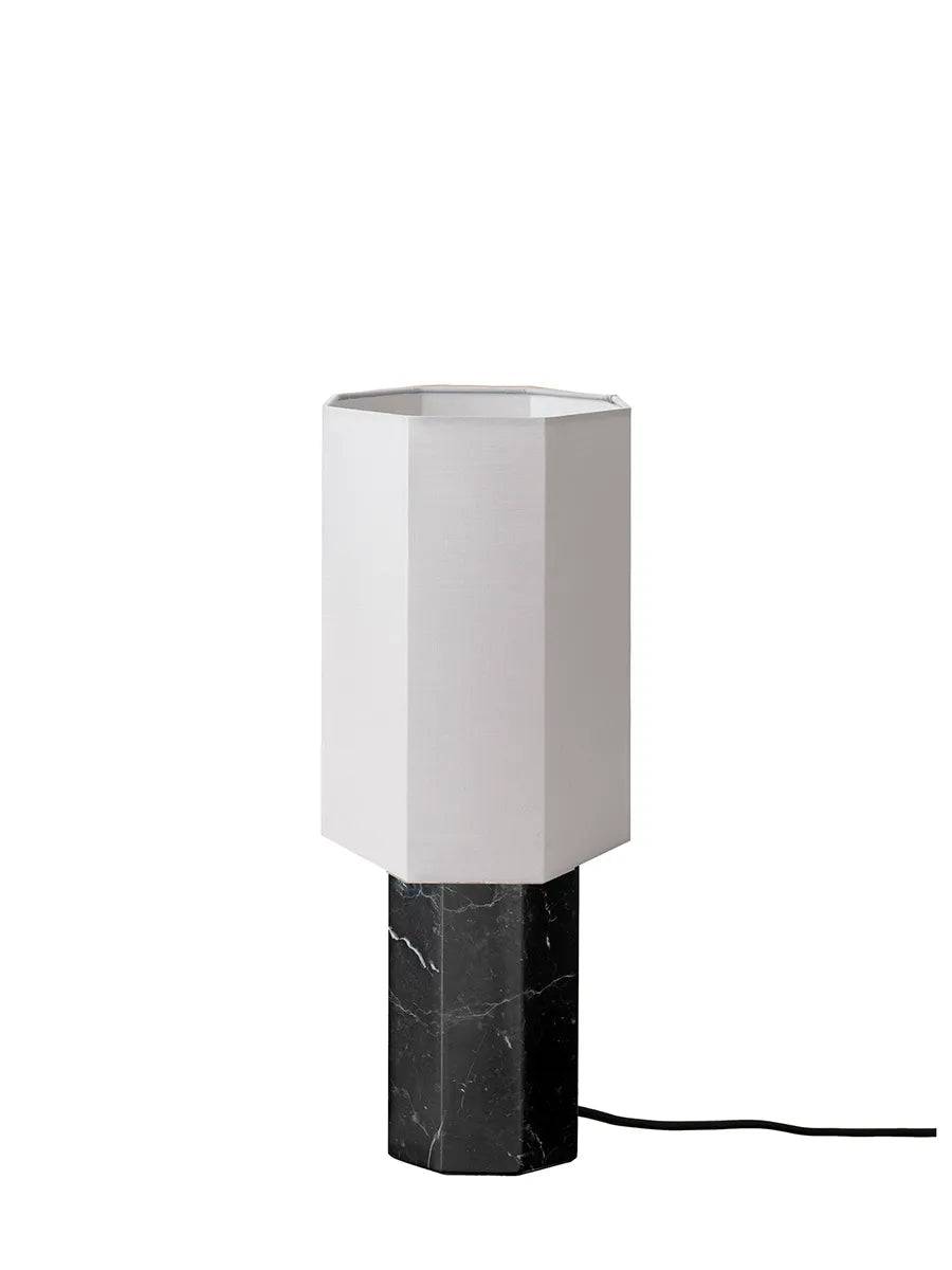 The Eight Over Eight Lamp Small, grey marble fra Louise Roe Light Grey - Jacobsen Plus