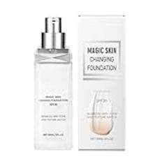 Färgförändring foundation, vattentät ansiktsmakeup, naturlig ansikts primer, makeup foundation bas, vattentät färgförändring foundation och naturlig foundation bas för mogen hud