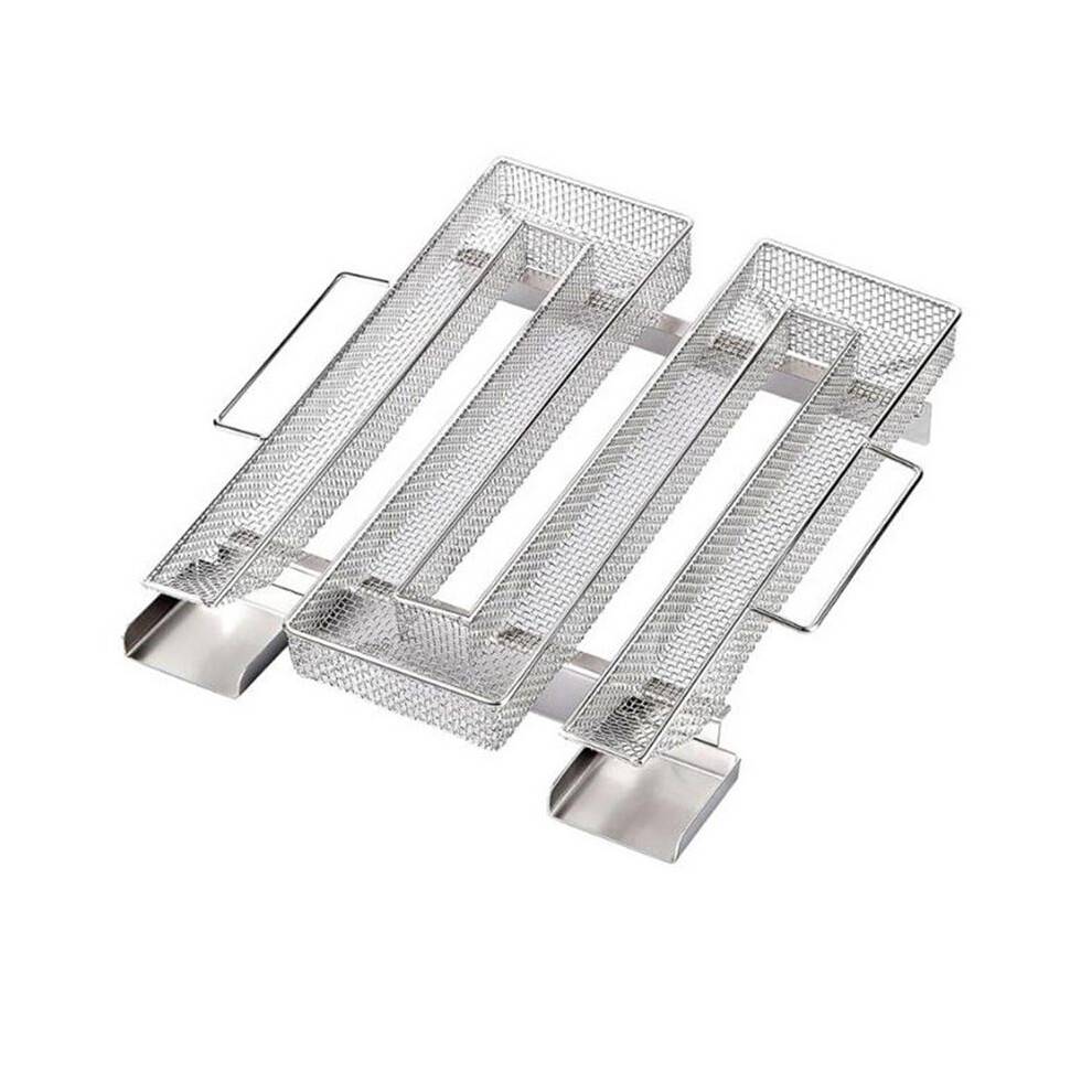 Pellet Smoker Tray Box for BBQ Grill 8.9 X 6.9 Inch for Cheese, Fish Grill Cooking Tools Accessories