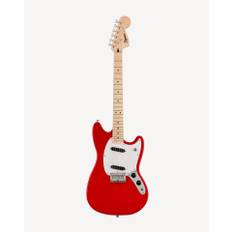 Squier Sonic™ Mustang®, Maple Fingerboard, White Pickguard, Torino Red