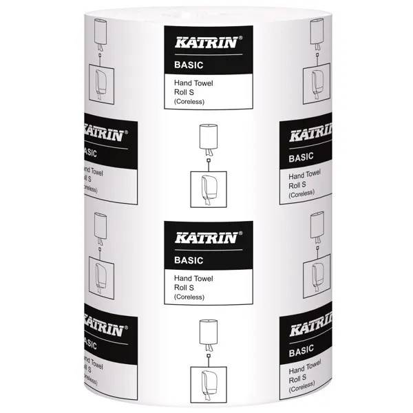 Handduksrulle Katrin Basic 1 lager mini natur 100 m. utan hylsa 12 rl/krt