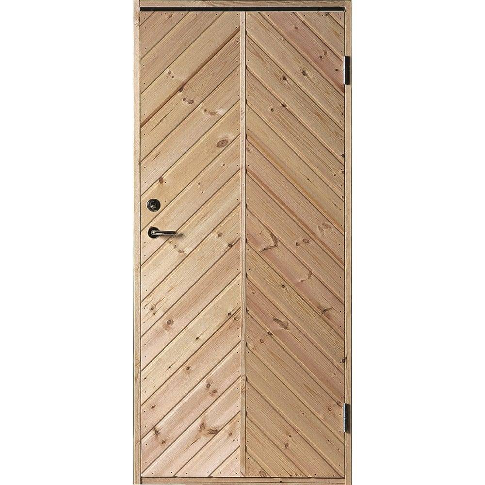 Källvikendörren Förrådsdörr F180 - 80 x 200 cm / Vänster