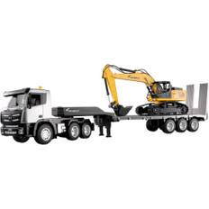 RC - 2,4GHz AMEWI 2-in-1 Tieflader/Bagger-Set G836E/G041E 1:24 RTR