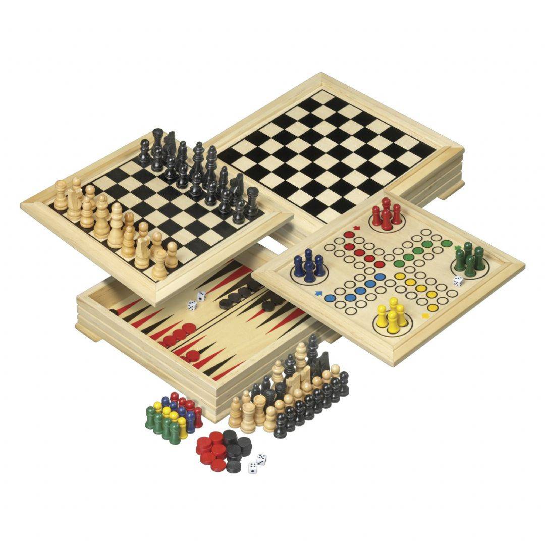 4i1 Træspil sæt Spil og Brætspil 31360