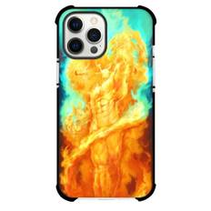 Darkstalkers Pyron Case For iPhone Samsung Galaxy Pixel OnePlus Vivo Xiaomi Asus Sony Motorola Nokia - Pyron Flaming Body Portrait