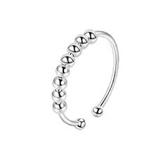 WeddHuis Damring, Justerbar, Knut, Silver Zirkon Stress