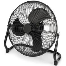 ProfiCare® XL Windmaschine mit 50 cm Ø | Ventilator verstellbarer Winkel | Bodenventilator 3 Stufen | Ventilator leise aus Metall | Luftkühler | Standlüfter | Raumkühler | PC-VL 3067 WM matt schwarz