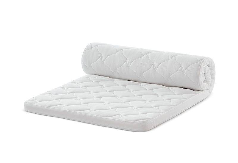 Lama Hvid Strik - Kerne: 40 mm latex - Topmadras - 90x200